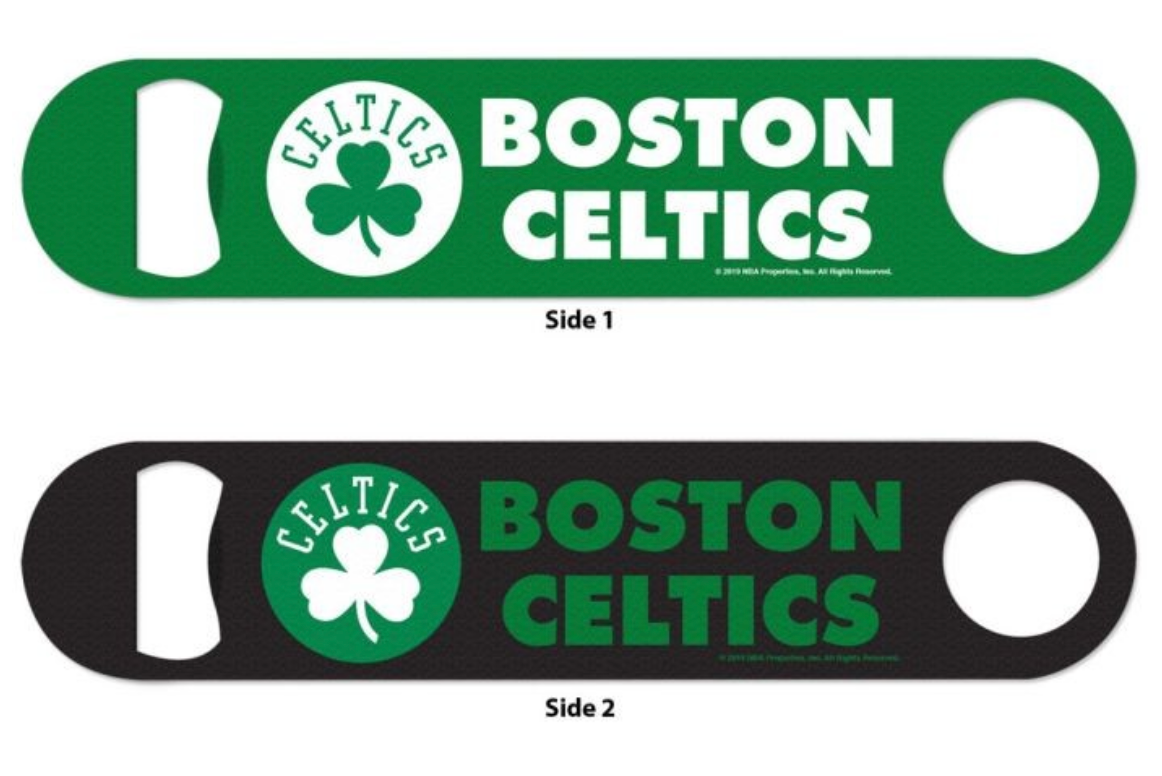 NBA Team Metal Bottle Opener Boston Celtics