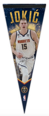 NBA Player Pennant Nikola Jokic