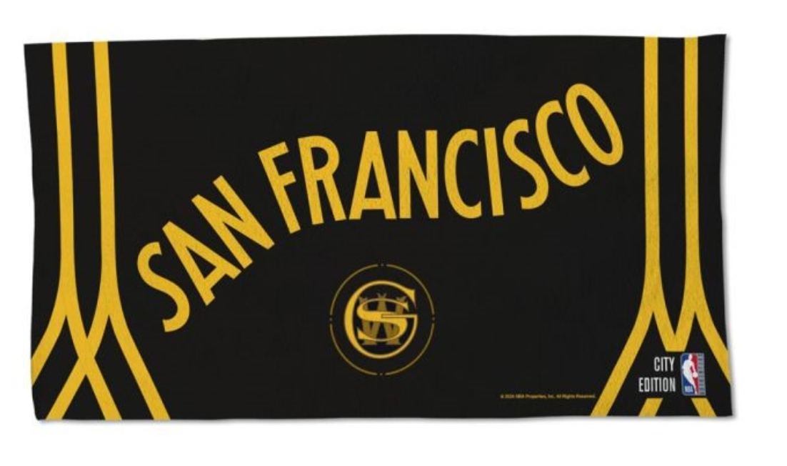 NBA City Edition Towel Golden State Warriors