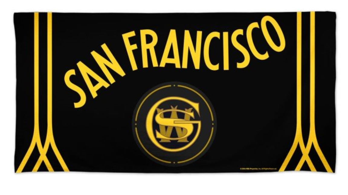 NBA City Edition Beach Towel Golden State Warriors