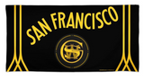 NBA City Edition Beach Towel Golden State Warriors