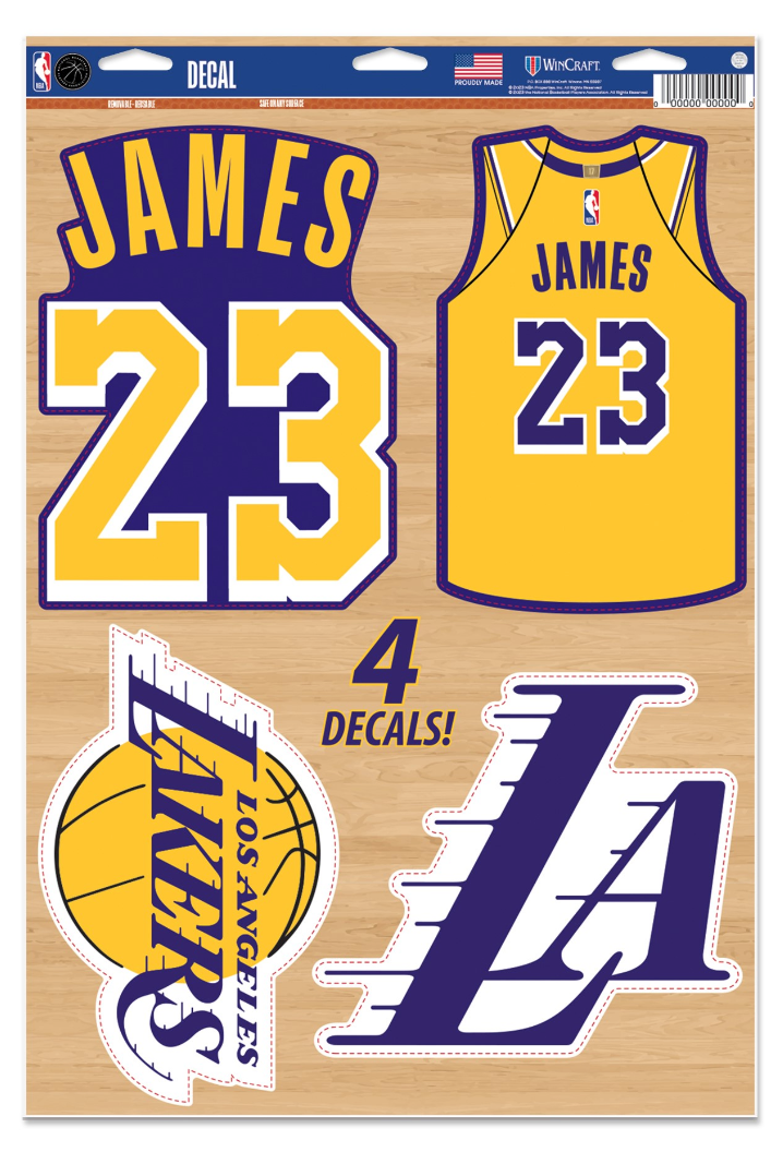 NBA Player Multi Decal Pack LeBron James