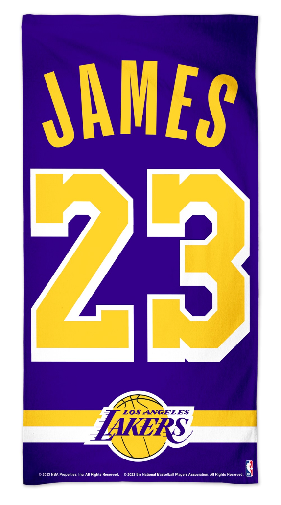 NBA Player Beach Towel LeBron James