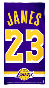NBA Player Beach Towel LeBron James