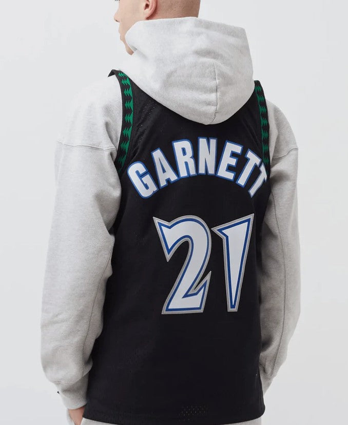 Mitchell & Ness NBA Swingman Jersey Minnesota Timberwolves Kevin Garnett #21 97-98 Black