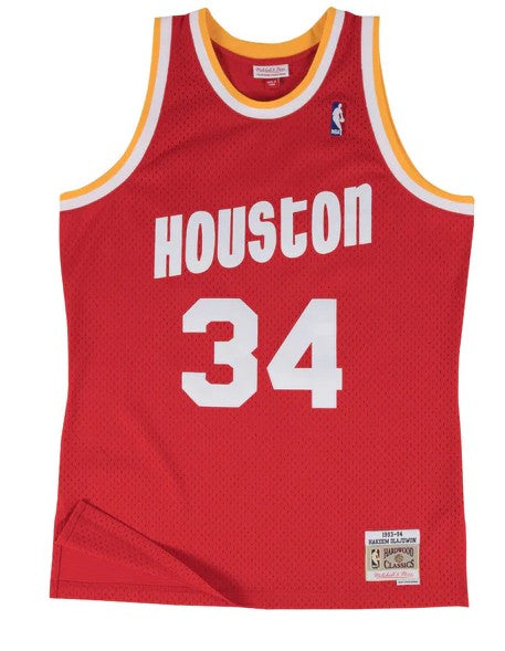 Mitchell & Ness NBA Swingman Jersey Houston Rockets Hakeem Olajuwon #34 93-94 Red