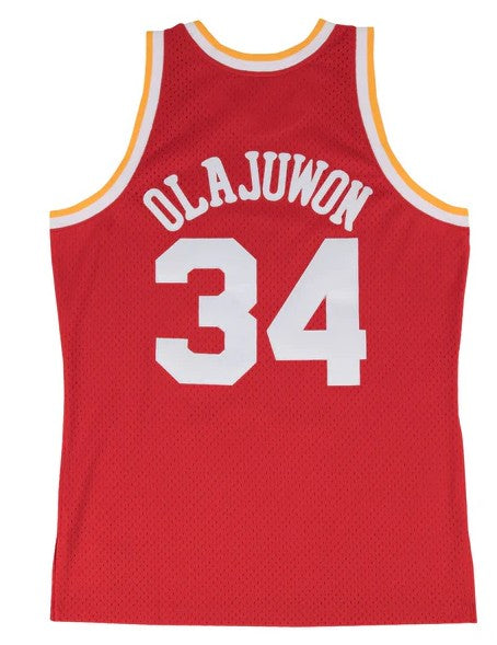 Mitchell & Ness NBA Swingman Jersey Houston Rockets Hakeem Olajuwon #34 93-94 Red
