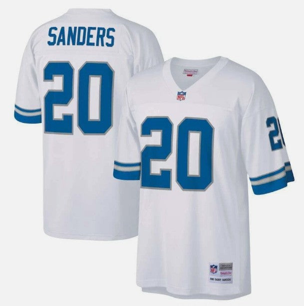 Mitchell & Ness NFL Legacy Jersey Detroit Lions Barry Sanders #20 White