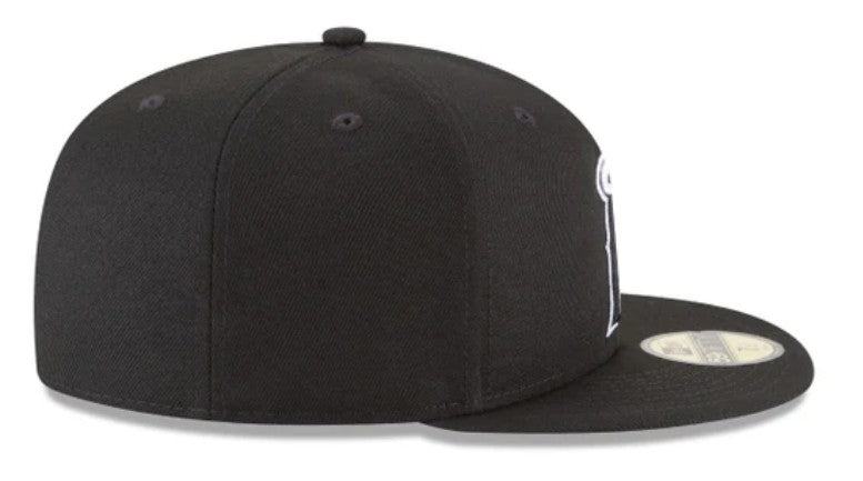 New Era 59Fifty MLB Boston Red Sox Black White Outline