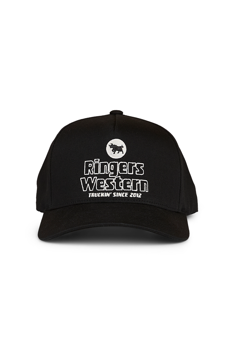 Ringers Western 110 Flexfit Truckin Baseball Cap Black