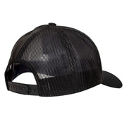 Flexfit Retro Trucker 5 Panel Black