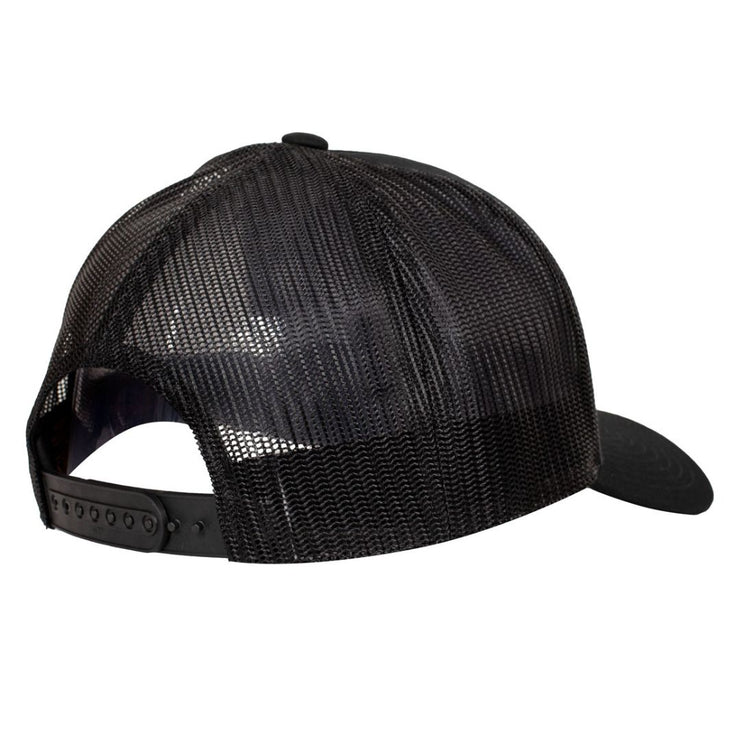 Flexfit Retro Trucker 5 Panel Black