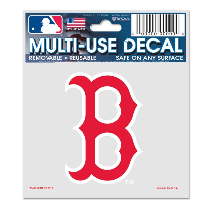 MLB Team Logo Decal Pack Boston Red Sox