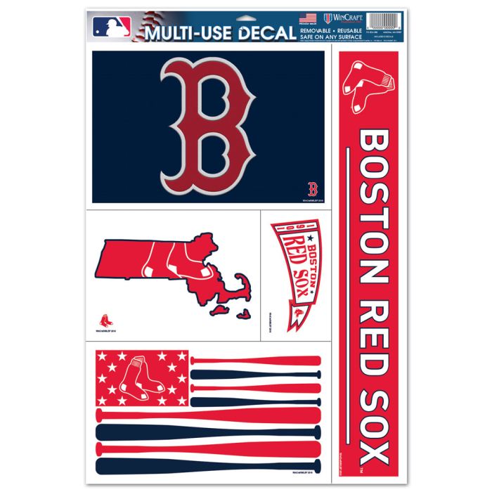 MLB Team Multi Decal Pack Boston Red Sox