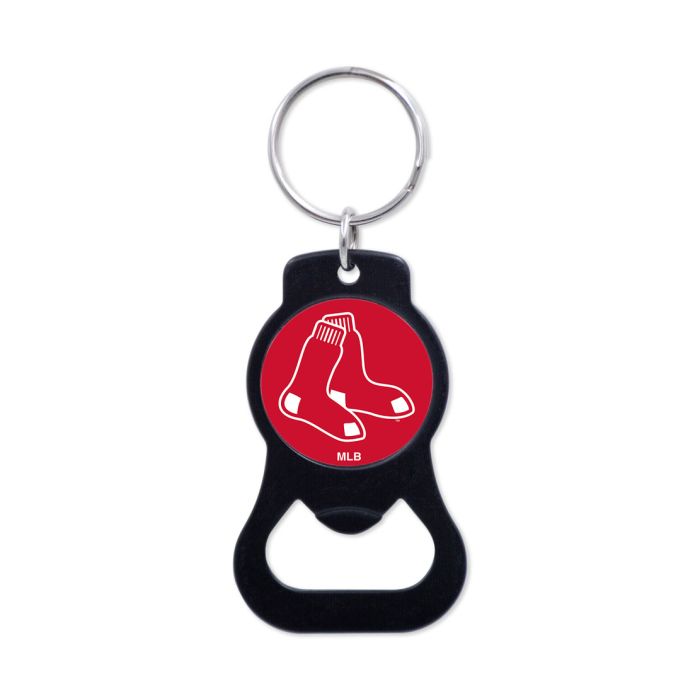MLB Team Bottle Opener Key Ring Boston Red Sox