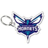 NBA Team Acrylic Key Ring Charlotte Hornets