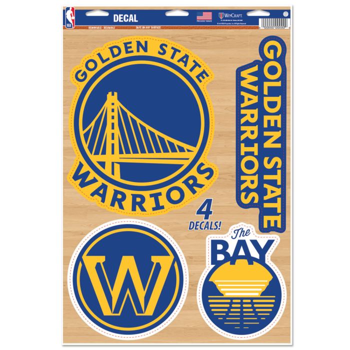 NBA Team Multi Decal Pack Golden State Warriors