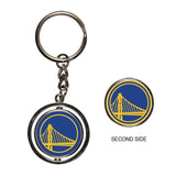 NBA Team Spinner Key Ring Golden State Warriors