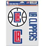 NBA Team Decal 3 Pack Los Angeles Clippers