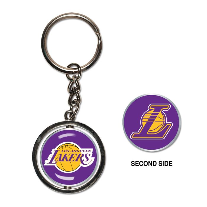 NBA Team Spinner Key Ring Los Angeles Lakers