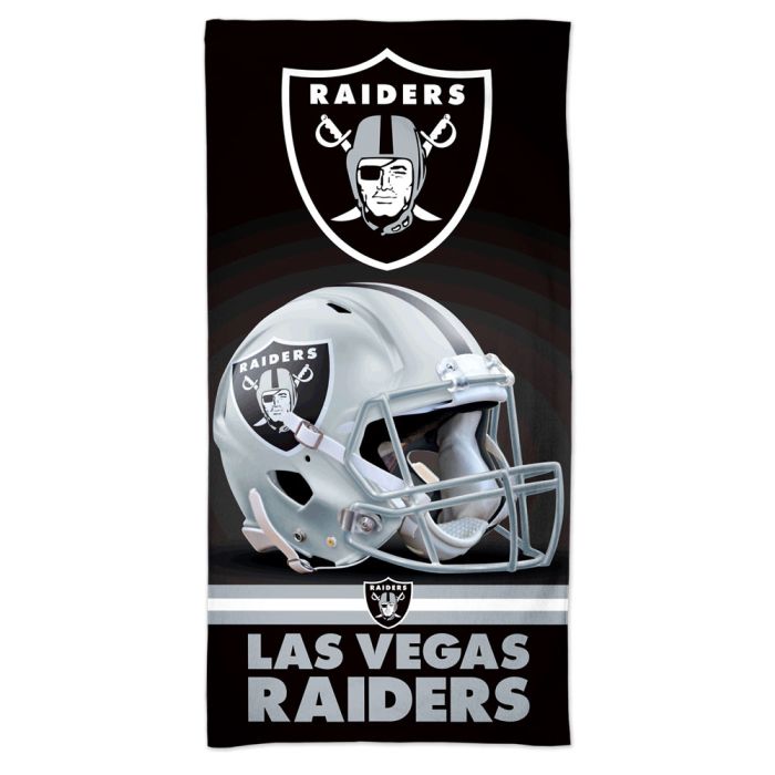NFL Team Beach Towel Las Vegas Raiders