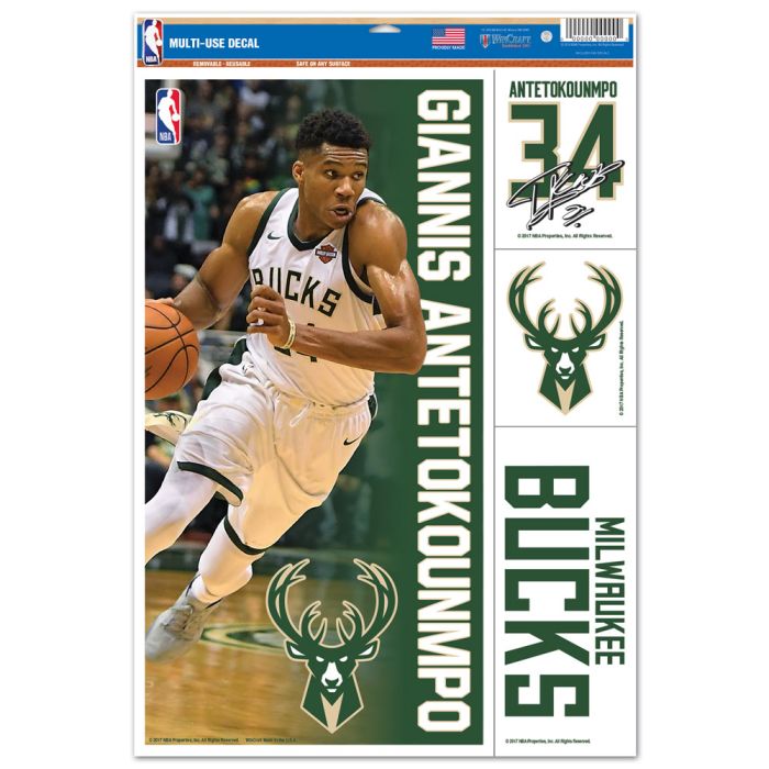 NBA Player Multi Decal Pack Giannis Antetokounmpo