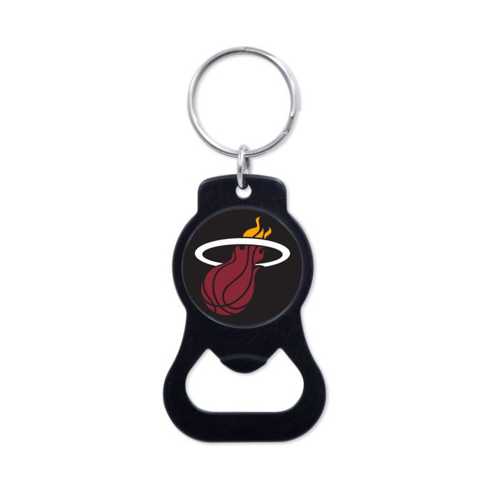NBA Team Bottle Opener Key Ring Miami Heat