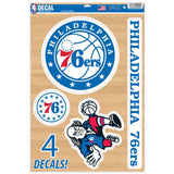 NBA Team Multi Decal Pack Philadelphia 76ers