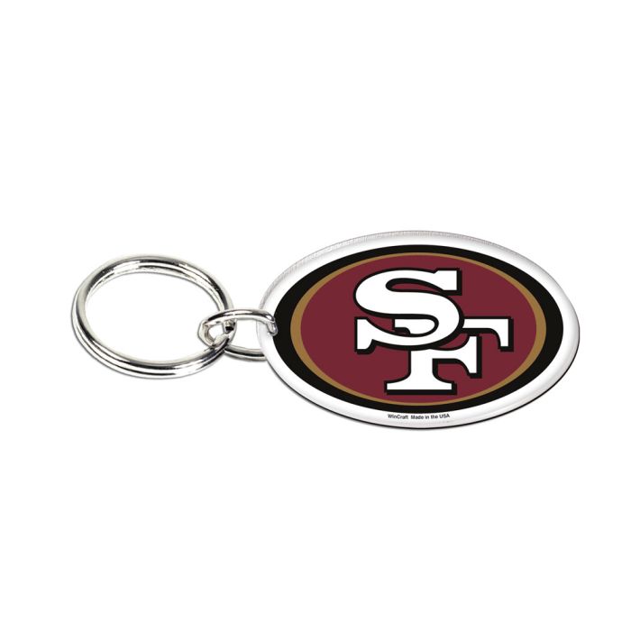 NFL Team Acrylic Key Ring San Francisco 49ers