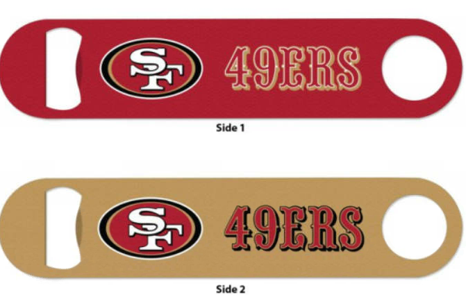 NFL Team Metal Bottle Opener San Francisco 49ers