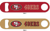 NFL Team Metal Bottle Opener San Francisco 49ers