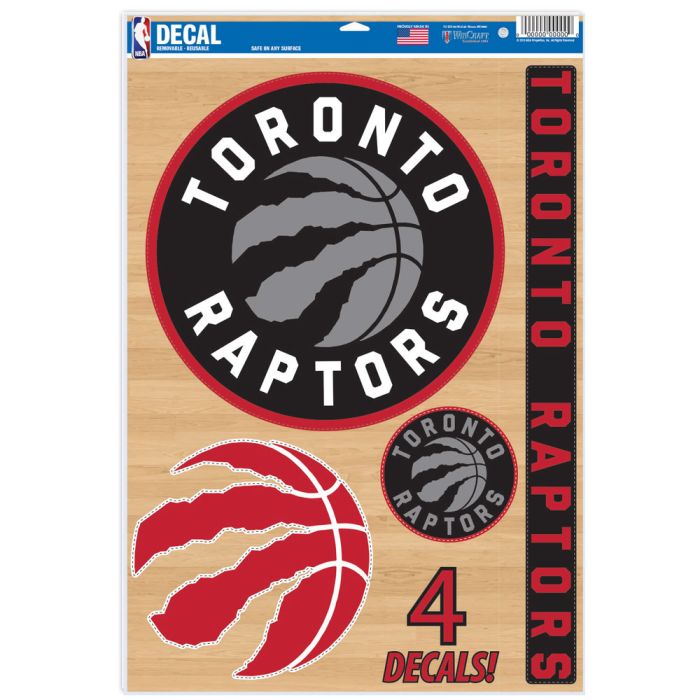 NBA Team Multi Decal Pack Toronto Raptors