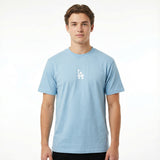 Majestic MLB Gel Logo Tee Los Angeles Dodgers Baby Blue