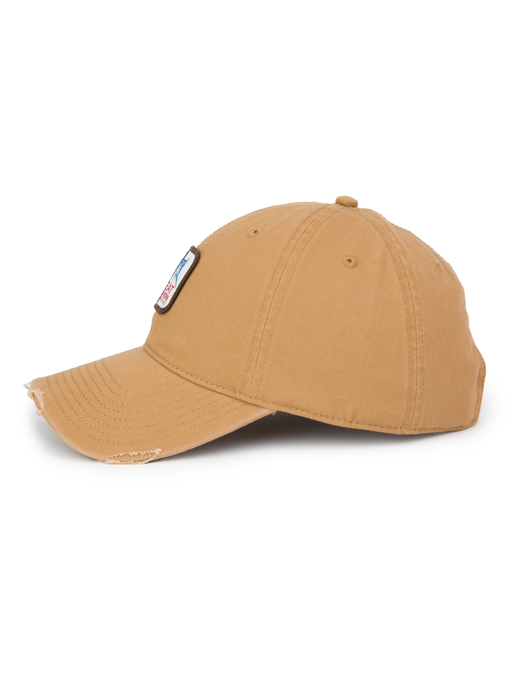 American Needle Great Northern Front Patch Distressed Ball Park Dark Sand