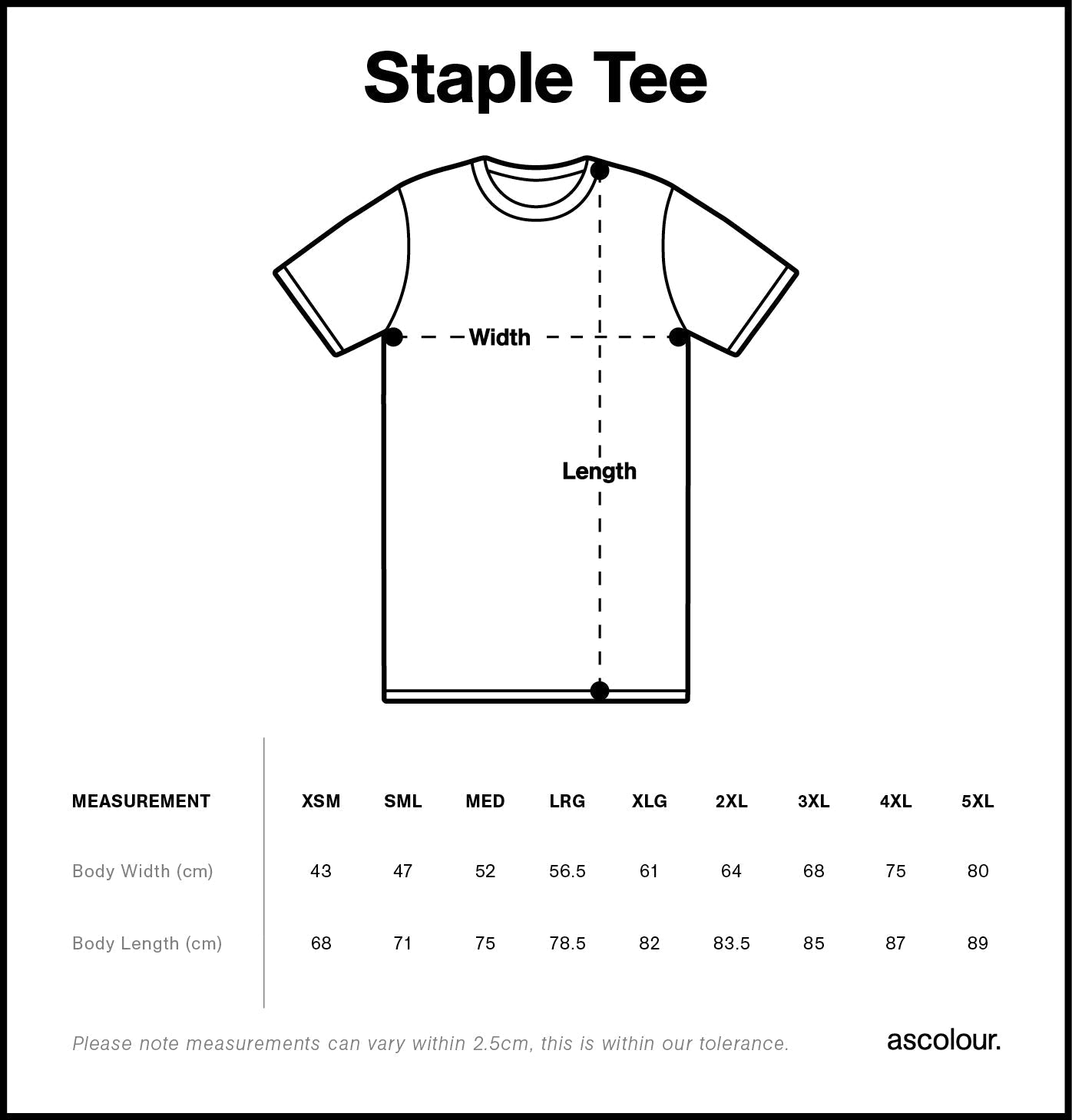 AS Colour Staple Tee Petrol Blue