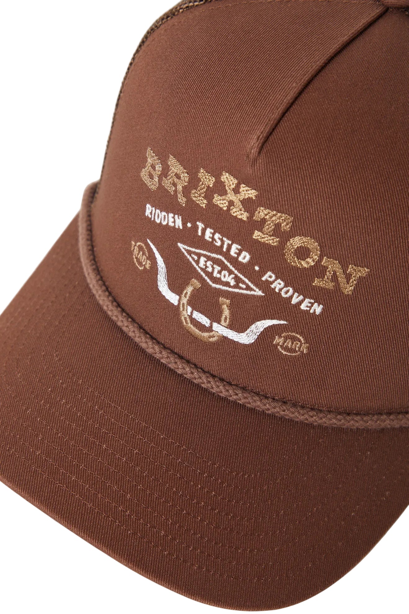 Brixton Beekman MP Trucker Hat Brown