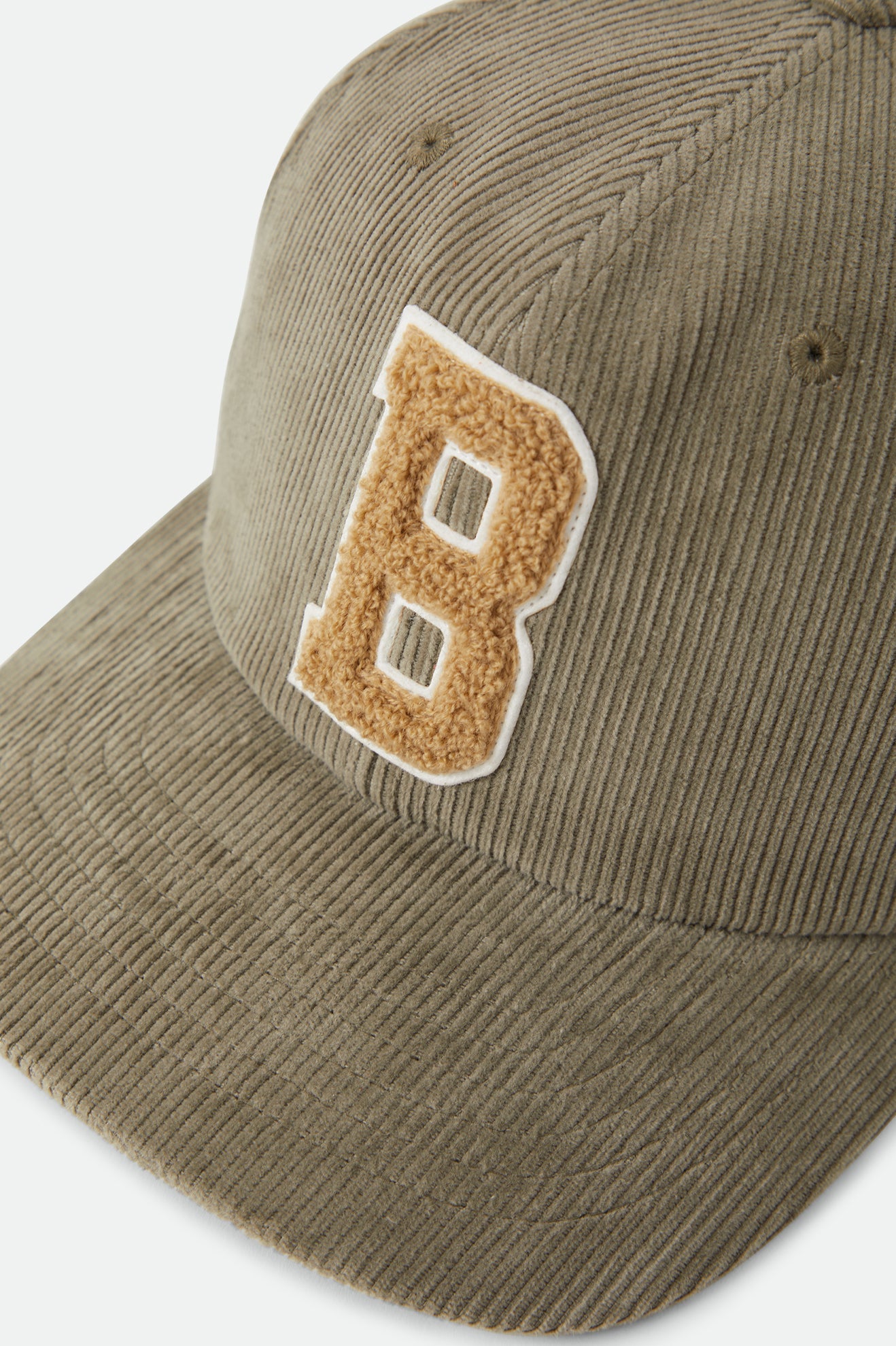 Brixton Big B MP Cap Dark Olive Corduroy