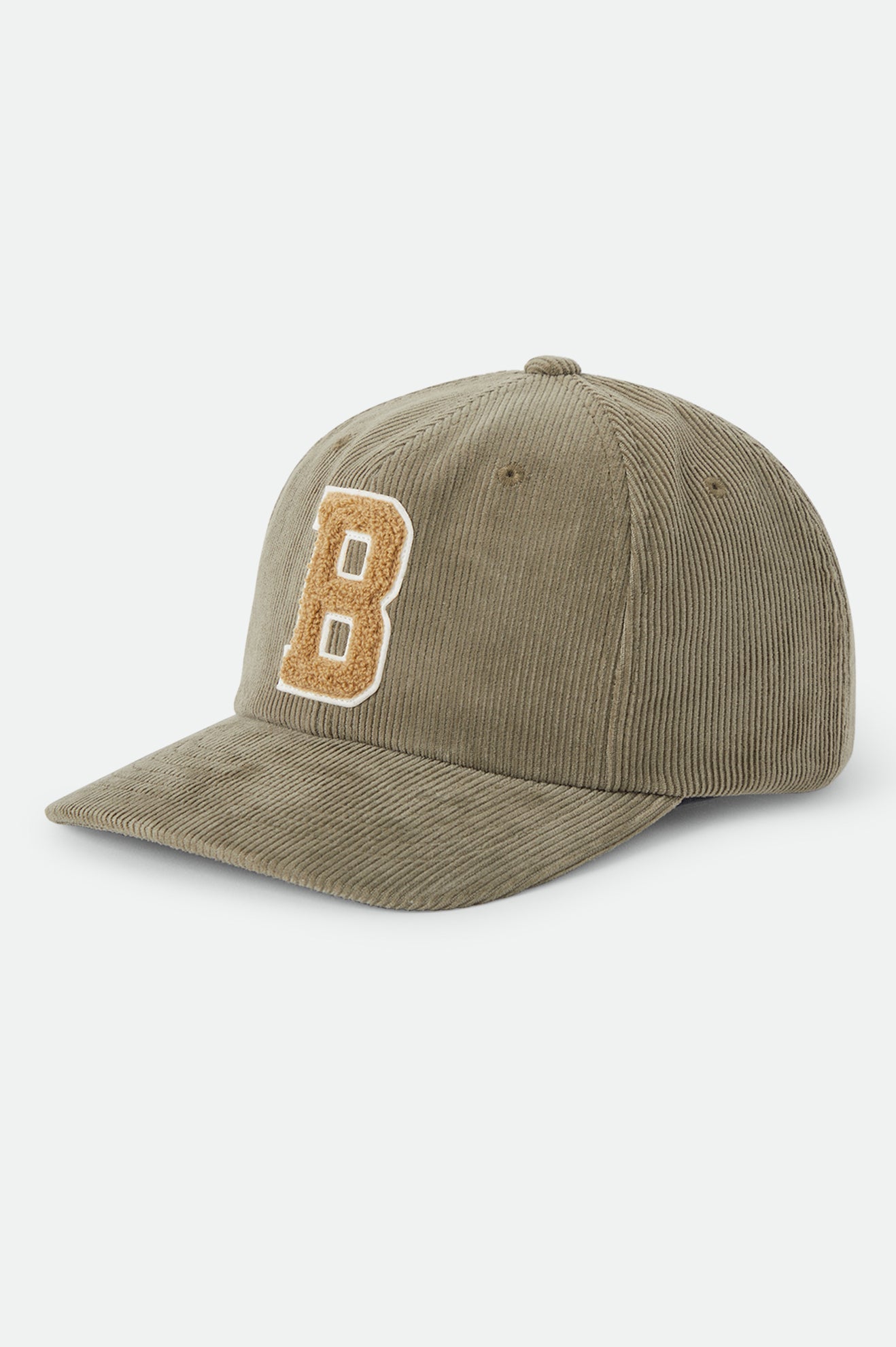 Brixton Big B MP Cap Dark Olive Corduroy
