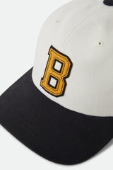 Brixton Big B MP Cap Off White/Black/Mustard