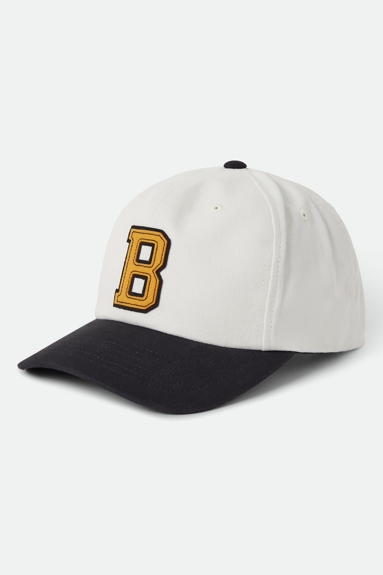 Brixton Big B MP Cap Off White/Black/Mustard