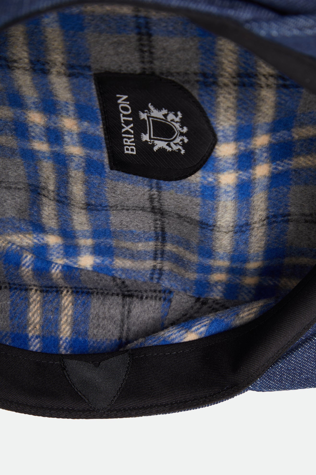 Brixton Brood Baggy Snap Cap Rinse Denim