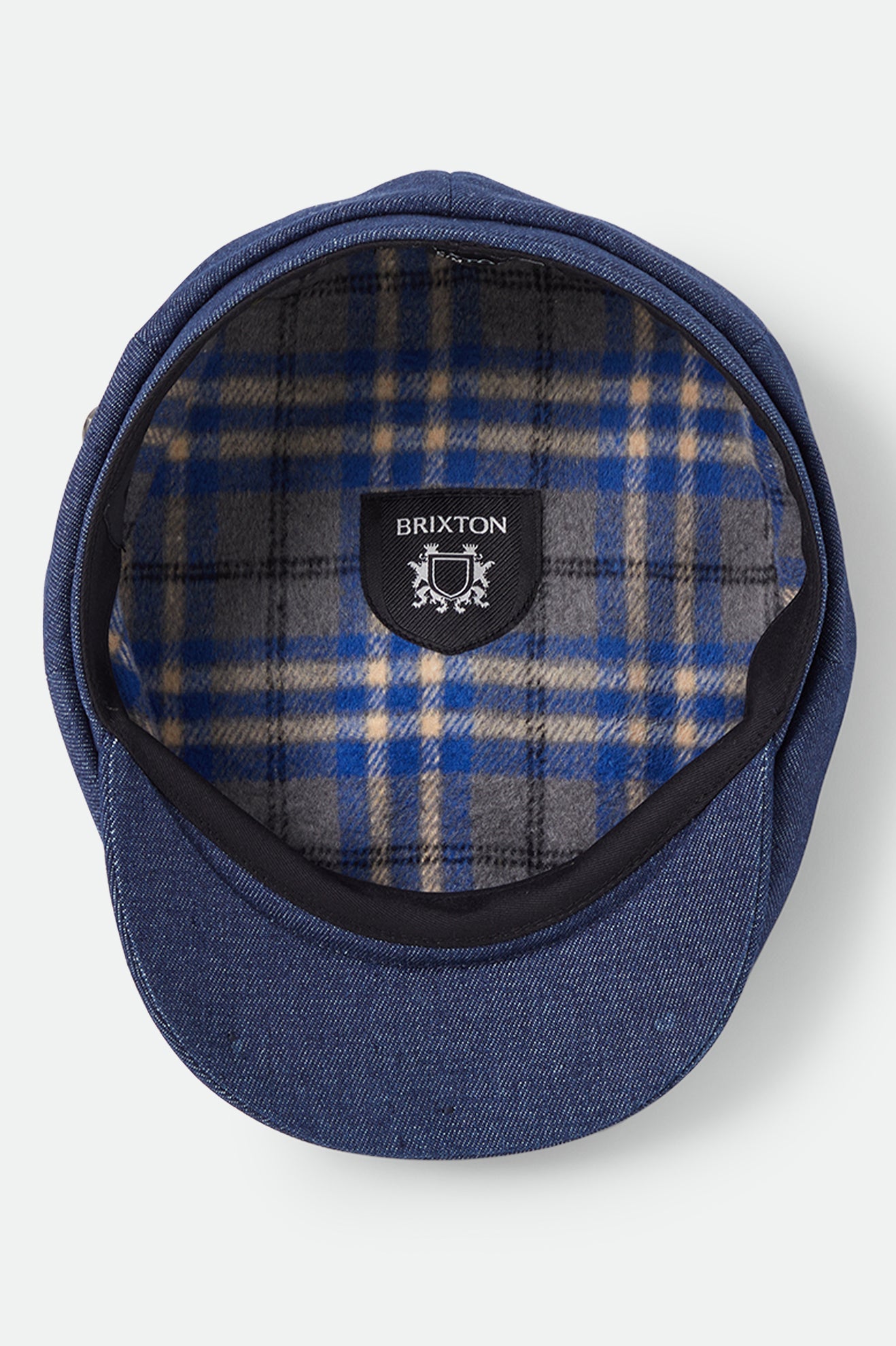 Brixton Brood Baggy Snap Cap Rinse Denim