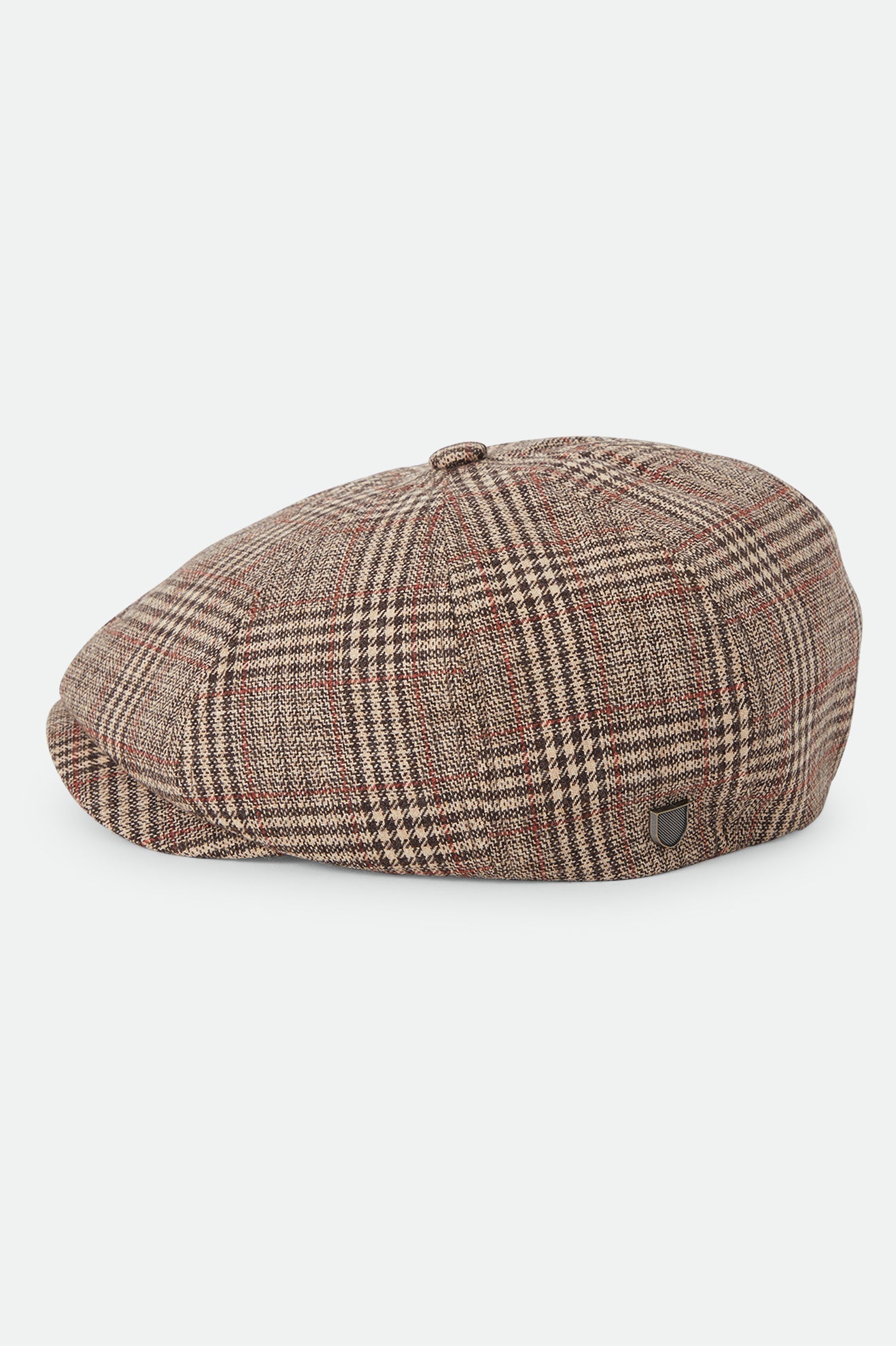 Brixton Brood Snap Cap Brown/Tan/Red Plaid