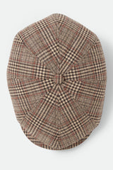 Brixton Brood Snap Cap Brown/Tan/Red Plaid