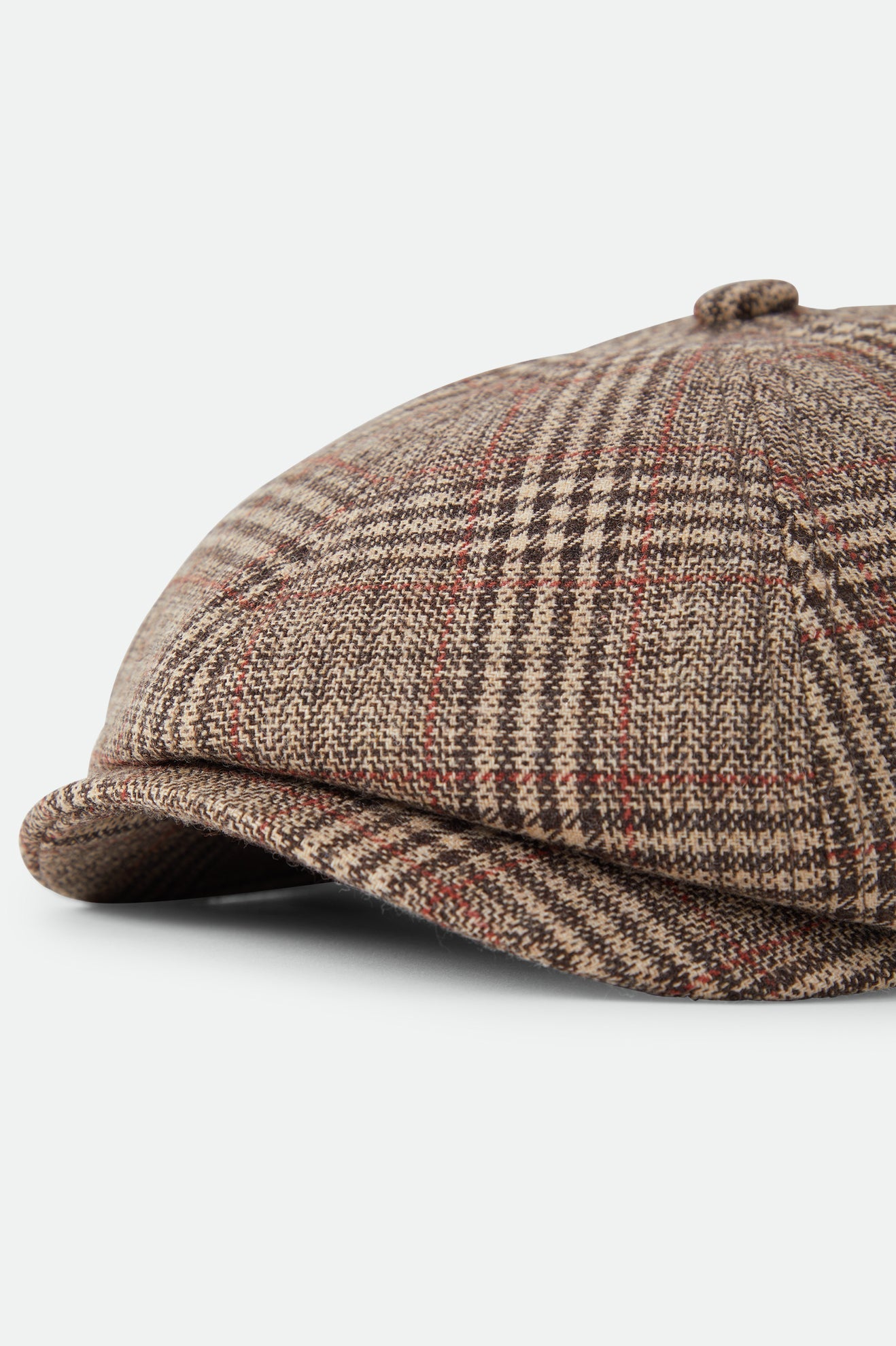 Brixton Brood Snap Cap Brown/Tan/Red Plaid
