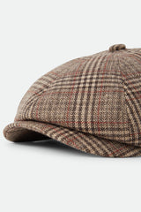 Brixton Brood Snap Cap Brown/Tan/Red Plaid