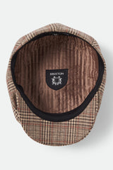 Brixton Brood Snap Cap Brown/Tan/Red Plaid