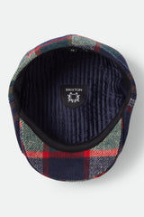 Brixton Brood Snap Cap Navy/Green/Red/Cream