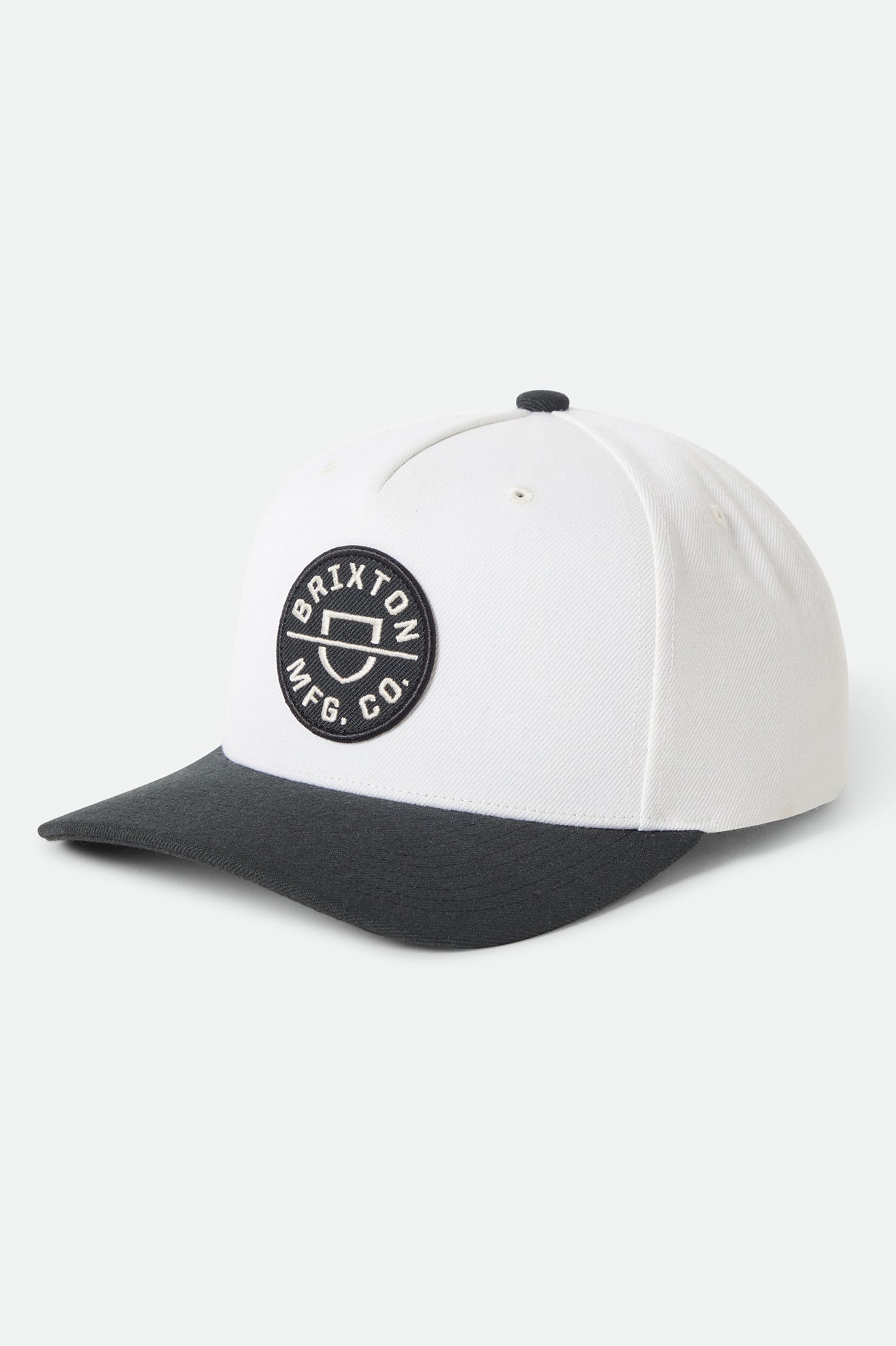 Brixton Crest C MP Snapback Black/Off White