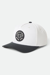 Brixton Crest C MP Snapback Black/Off White